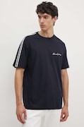 Бавовняна футболка Armani Exchange чоловіча колір синій з аплікацією 8NZTSG ZJ9AZ