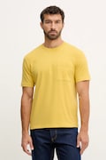 United Colors of Benetton tricou din bumbac culoarea alb, uni, 3BL0U10A8