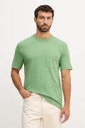United Colors of Benetton tricou din bumbac culoarea alb, uni, 3BL0U10A8