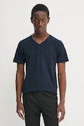 Filippa K tricou barbati, culoarea albastru marin, neted, 28908