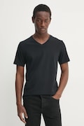 Filippa K tricou barbati, culoarea negru, neted, 28908