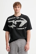 Diesel t-shirt bawełniany T-BOXT-N14 męski kolor czarny wzorzysty A13049.0DQAU