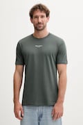 Marc O'Polo t-shirt bawełniany męski kolor zielony z nadrukiem B21201251382