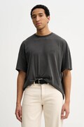Kratka majica American Vintage moška, črna barva, MPYM02A