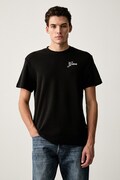 G-Star T-shirt damski bawełniany Script r t czarny D31079-C812