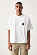 Levi's tričko pánské bavlněné SS WORKWEAR PKT bílé 008AB