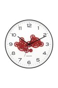Karlsson orologio da parete Open Gear 40 cm colore rosso