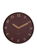 Karlsson zegar ścienny Amena 40 cm kolor bordowy