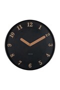 Nástenné hodiny Karlsson Amena 40 cm čierna farba