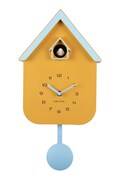 Karlsson zegar z kukułką Dupla 41,5 x 21,5 x 8,5 cm kolor żółty