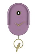 Karlsson zegar ścienny z kukułką Tweet 42 cm kolor fioletowy