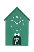 Karlsson zegar ścienny Dog House 36,5 cm kolor zielony
