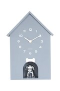 Karlsson zegar ścienny Dog House 36,5 cm kolor szary