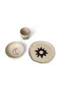 Detská raňajková súprava ferm LIVING Naive Ceramic Set 3-pak béžová farba