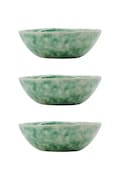 House Doctor set de boluri HDDiva 8,5 x 3 cm. 3-pack culoarea verde