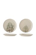 Bloomingville zestaw talerzy z kamionki 21 x 1,5 cm 82073082