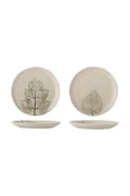 Bloomingville zestaw talerzy z kamionki 21 x 1,5 cm 82073082