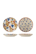 Bloomingville zestaw talerzy obiadowy z kamionki 25 x 4 cm 82073097