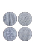 Bloomingville zestaw talerzy obiadowych z kamionki 25 x 2,5 cm 82063363