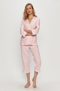 Lauren Ralph Lauren piżama bawełniana kolor różowy bawełniana I819702