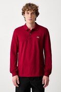 Lacoste longsleeve męski bawełniany bordowy L1312
