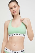 Podprsenka Dkny zelená farba, jednofarebná, DK4519
