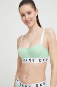 Dkny – Biustonosz kolor zielony gładki DK4521