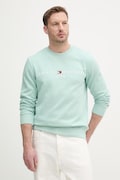 Tommy Hilfiger bluza męska z bawełną turkusowa MW0MW11596