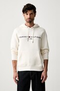 Tommy Hilfiger bluza z kapturem męska z bawełną beżowa MW0MW11599