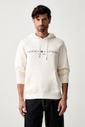 Tommy Hilfiger bluza z kapturem męska z bawełną beżowa MW0MW11599