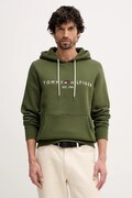 Tommy Hilfiger bluza męska kolor zielony z kapturem MW0MW11599
