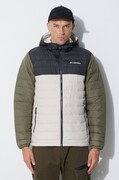 Спортивна куртка Columbia Powder колір зелений зимова 1693931-664