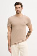 Tommy Hilfiger t-shirt męski kolor beżowy gładki MW0MW10800