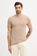 Tommy Hilfiger t-shirt męski kolor beżowy gładki MW0MW10800