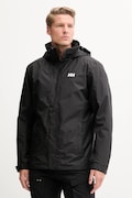 Bunda Helly Hansen DUBLINER INSULATED JACKET pánska, čierna farba, prechodná, 53117