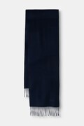Moschino szalik męski z wełny merino granatowy M5165 50092
