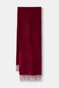 Moschino szalik męski z wełny merino bordowy M5165 50092
