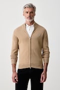 Lacoste męskie bawełniane brązowe AH1957