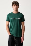 Tommy Hilfiger tricou pentru bărbați din bumbac verde MW0MW11797
