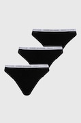 Tommy Hilfiger Stringi (3-pack) kolor czarny UW0UW02829
