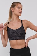 Sportovní podprsenka Dkny šedá barva, vzorovaná