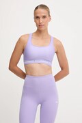 Under Armour biustonosz sportowy Crossback kolor fioletowy gładki 1361034