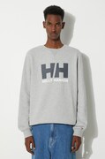 Helly Hansen bluza bawełniana męska kolor szary  34000