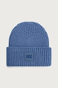 UGG czapka beanie damska z dodatkiem wełny niebieska 20061