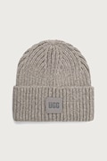 UGG czapka beanie damska z dodatkiem wełny szara 20061