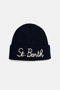 MC2 Saint Barth czapka wełniana kolor niebieski wełniana