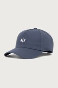 Armani Exchange czapka z daszkiem męska bawełniana niebieska 954112 CC571