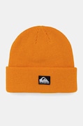 Quiksilver caciula culoarea portocaliu, din tricot gros