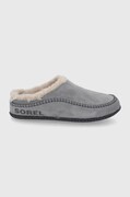 Sorel Papuci din piele întoarsă culoarea gri