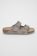 Birkenstock Klapki zamszowe Arizona 1020507 kolor szary 1020507.Stone.Coin-Stone.Coin